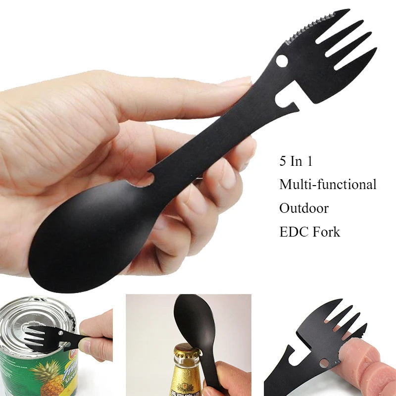 5 in 1 Camping Utensil